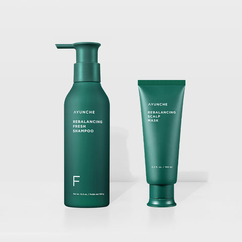 Ayunche Rebalancing Shampoo & Mask 2-Piece Set (Shampoo 350g + Mask 100ml)