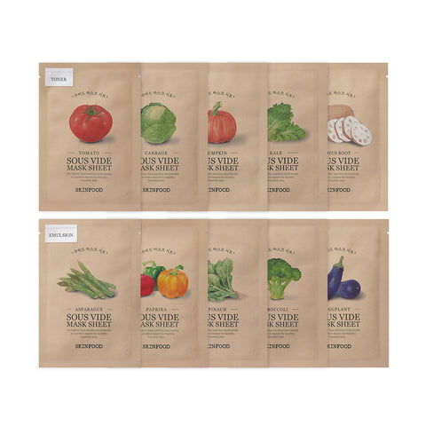 Skinfood Suvide Mask 10 Types (18g x 10 sheets)