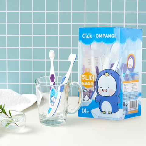 Clio Clears Ompang-i Junior Toothbrush 14-Pack (Junior, 6+)