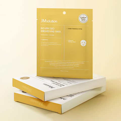 JM Solution Bio Vita Duo Brightening Mask 34g 4P (2 pack)