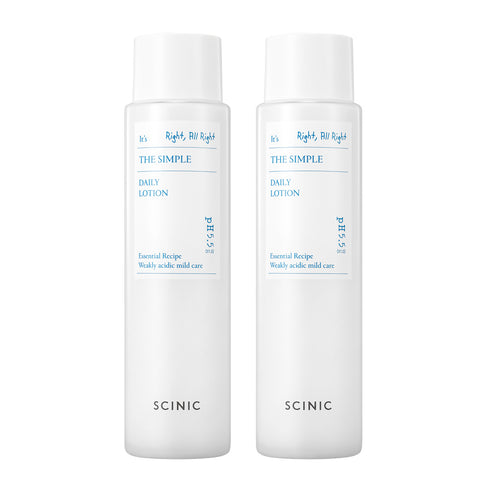 SCINIC The Simple Daily Lotion 145ml (2 Pack)