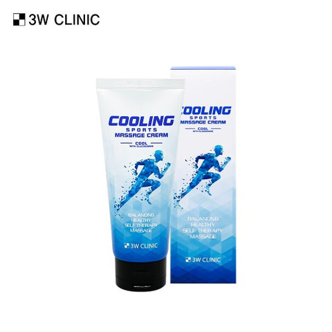 3W CLINIC Cooling Sports Massage Cream 120ml | Soonsu Beauty