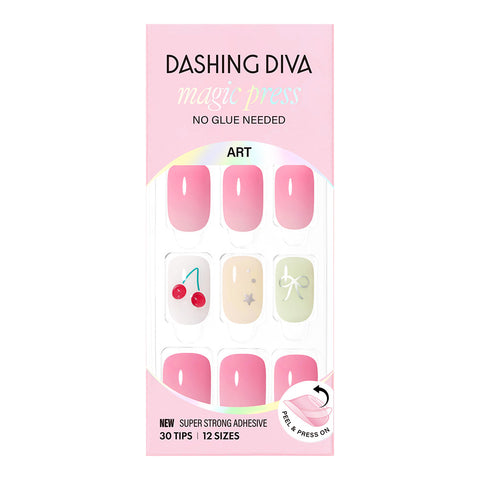 Dashing Diva Magic Press Sweet Joy (Regular Round) Nail Tips