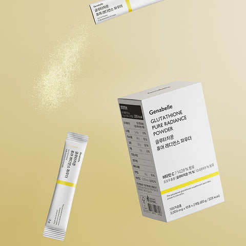 Genabelle Pure Radiance Oral Glutathione Vitamin C Collagen Powder 20Sachets