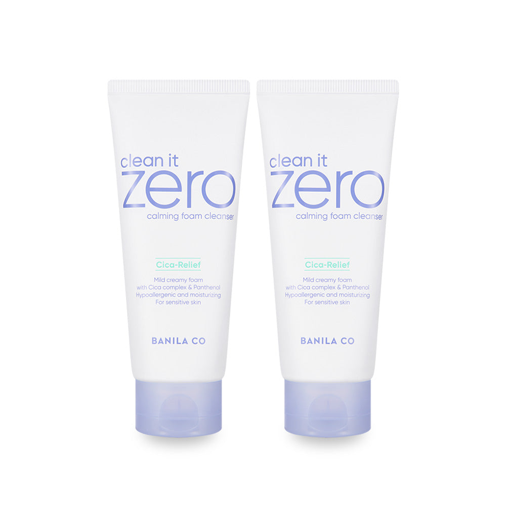 Banila Co Clean It Zero Calming Foam Cleanser 150ml (2 Pack)
