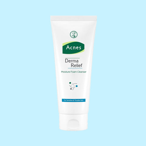 Acnes Derma Relief Moisture Foam Cleanser 200ml