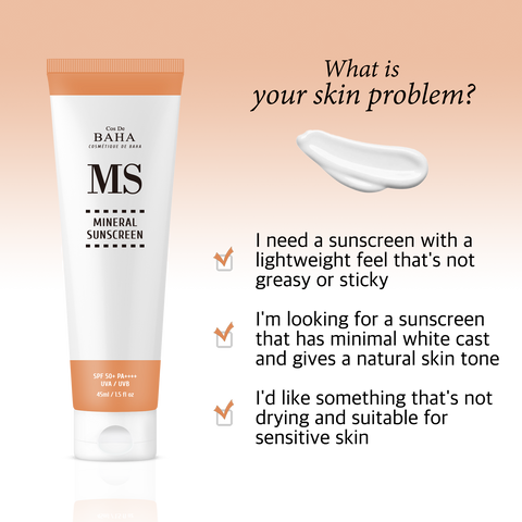 Cos De BAHA MS Mineral Zinc Oxide Sunscreen 45ml