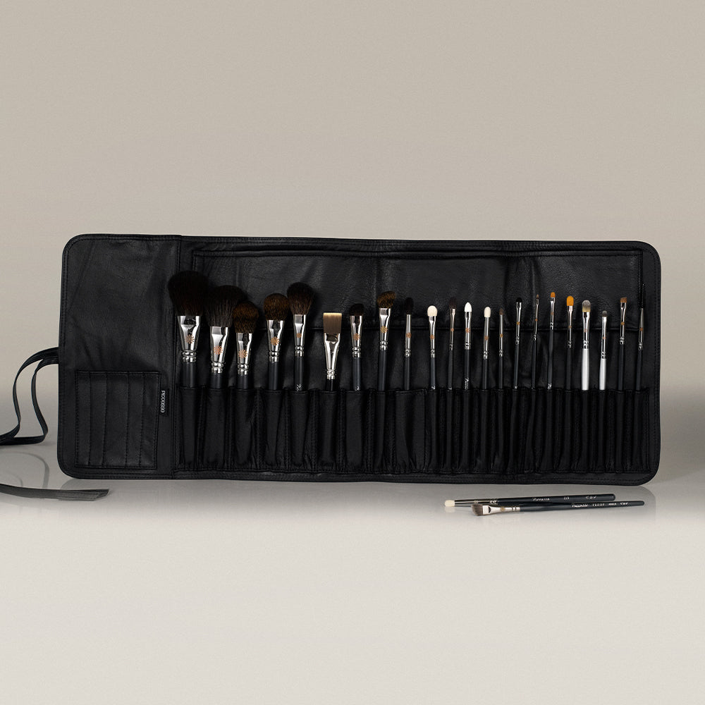 Picasso Professional Black 22-Piece Makeup Brush Set