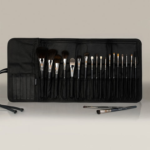 Picasso Professional Black 18-Piece Makeup Brush Set
