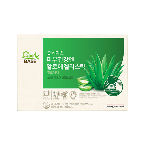 JungKwanJang Good Base Skin Health Aloe Gel Stick 15g x 30 Sachets