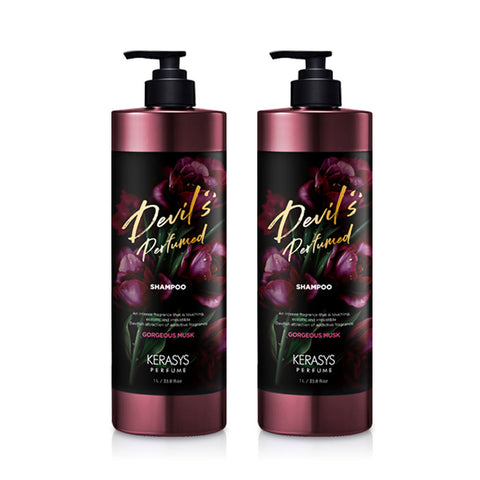 Kerasys Devils Perfume Shampoo 1L x2 Midnight Fantasy + Oilex Shampoo 60ML