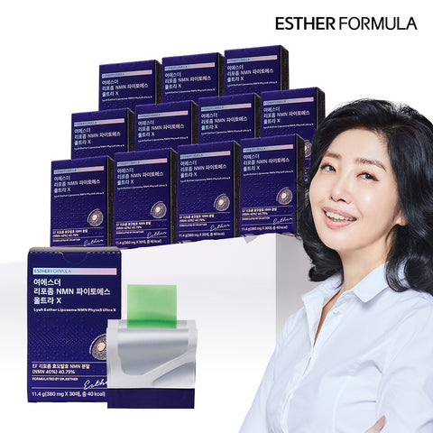 Esther Formula Liposomal NMN Phytoes NMN Ultra X 30 Film Packs x 12 (1 Month)