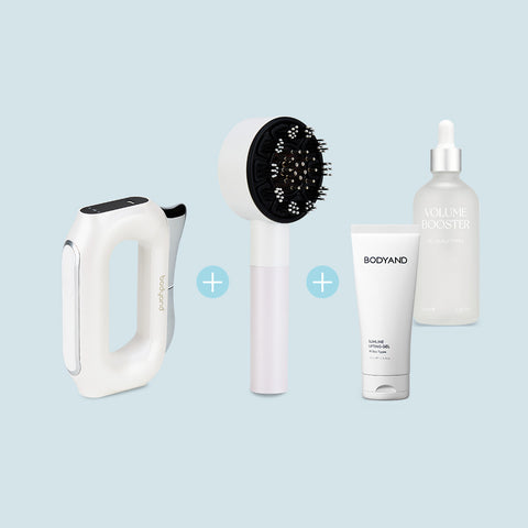 BodyAnd EMS Massage Set (Gua Sha Massager + Hair Booster + Hair Ampoule)