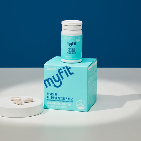 DongKook Pharmaceutical MyFit B Inner Care Secret Probiotics 250 mg x 30 Capsules (6 Pack) (6 Months)