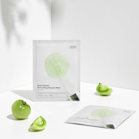 Sungboon Editor Mask Pack Set 30P (Pores Dark Spots Radiance) + Green Tomato Pore Ampoule 10ml