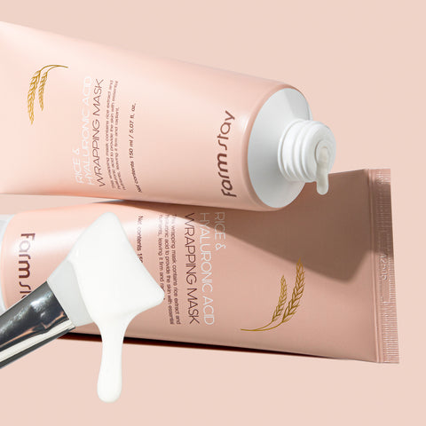 Farmstay Rice & Hyaluron Wrapping Mask 150ml