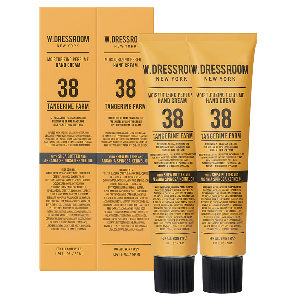 W.Dressroom Perfume Hand Cream No.38 Tangerine Farm 50ml (2 Pack)