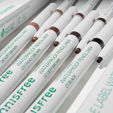 Innisfree Simple Label Waterproof Pencil Liner 0.1g (2 Pack)