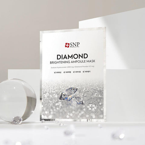Soonsu Beauty Diamond Shining Moisture Ampoule Mask packaging design