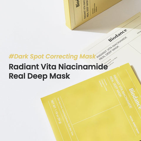 Soonsu Beauty Radiant Vita Niacinamide Real Deep Mask side view