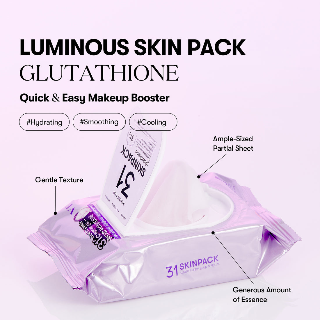 vt glutathione VT Glutathione Luminous 31 Skin Pack – Soonsu Beauty