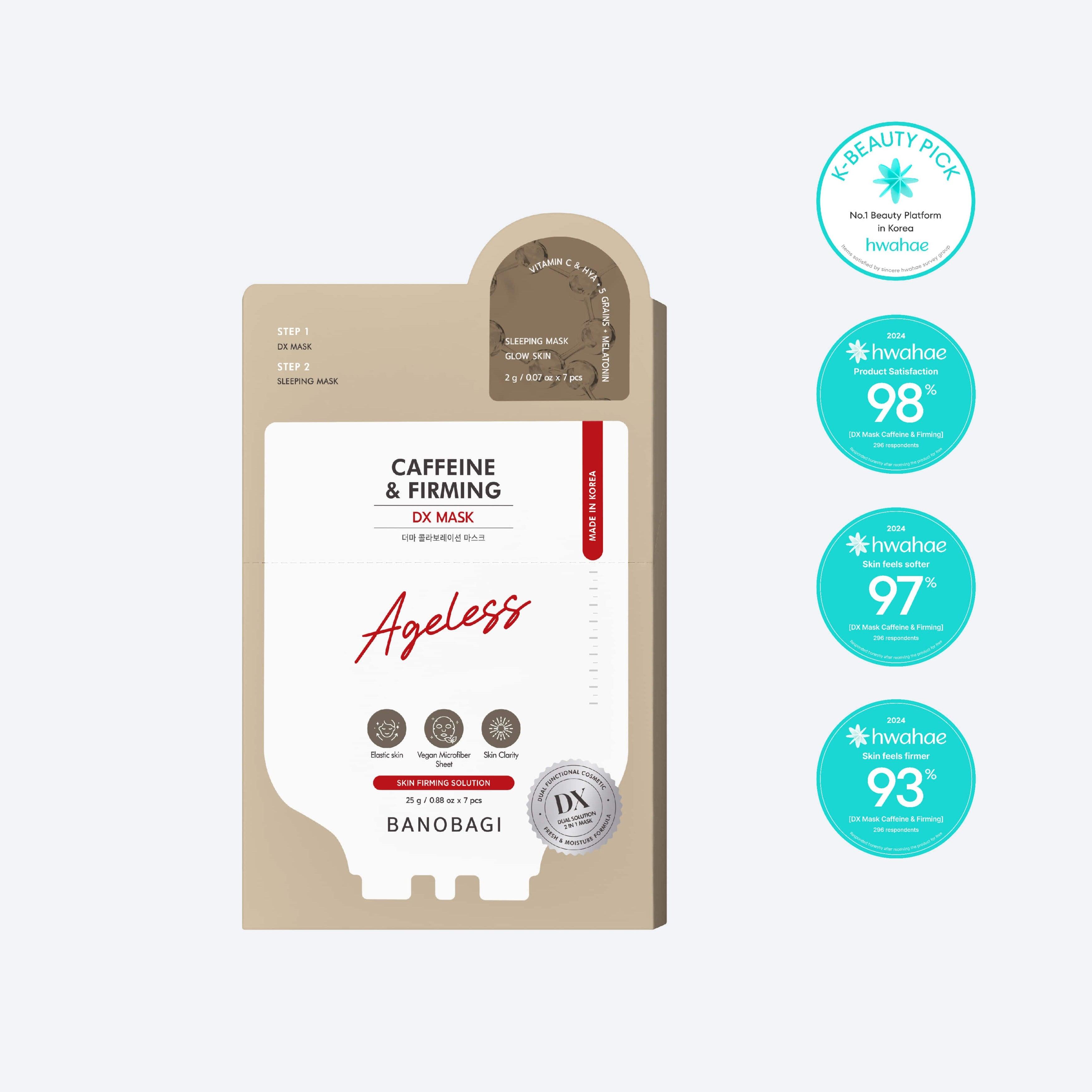 Soonsu Beauty DX Mask Caffeine & Firming front view