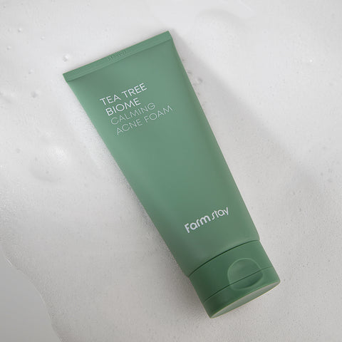 Farmstay Tea Tree Biome Calming Acne Foam 180ml