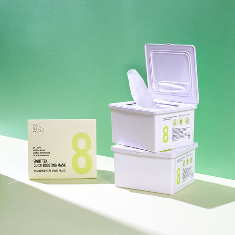 BOM Eight T Quick Boosting Ampoule Mask 30 Sheets (2 Pack)