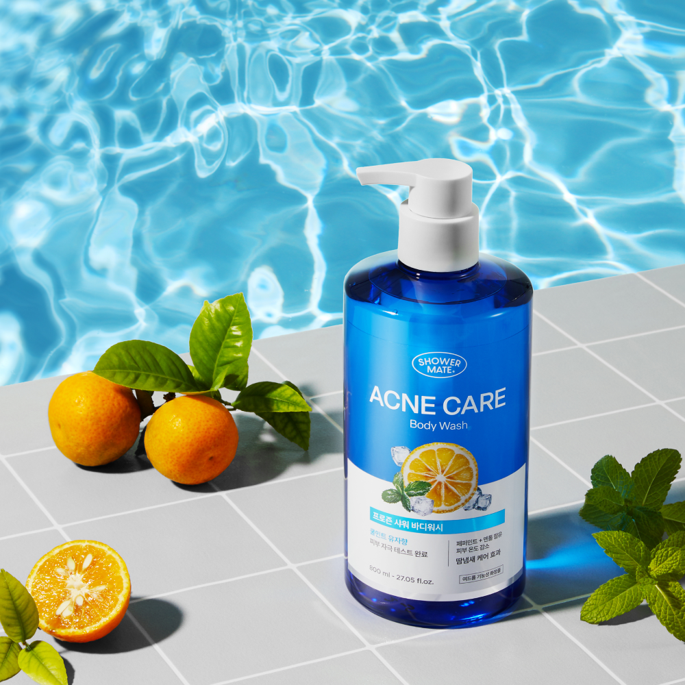 Shower Mate Acne Cooling Care Body Wash - Frozen Yuzu, 800g
