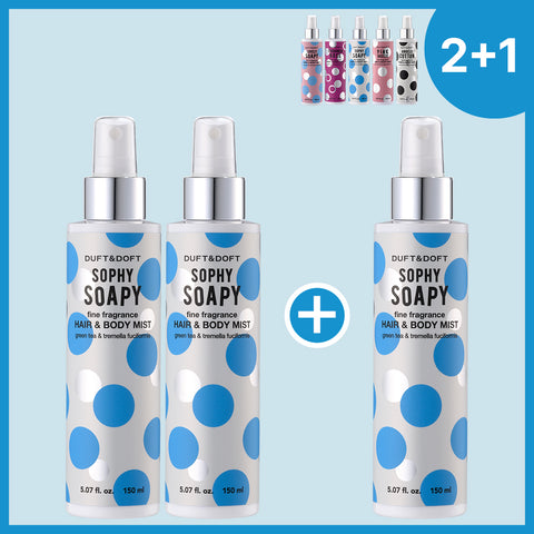 Duft&Doft Fine Fragrance Hair & Body Mist 150ml (3 Pack)