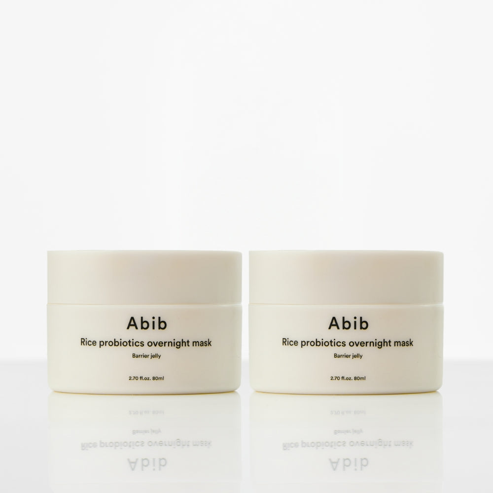Abib Rice Probiotics Overnight Mask Barrier Jelly 80ml (2 Pack)