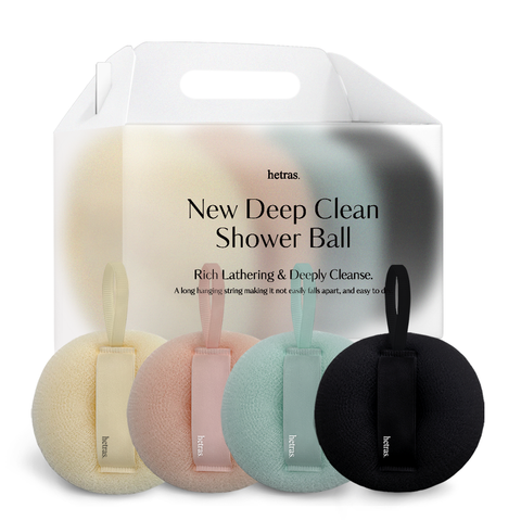 Hetras New Deep Clean Shower Ball 4 Pack