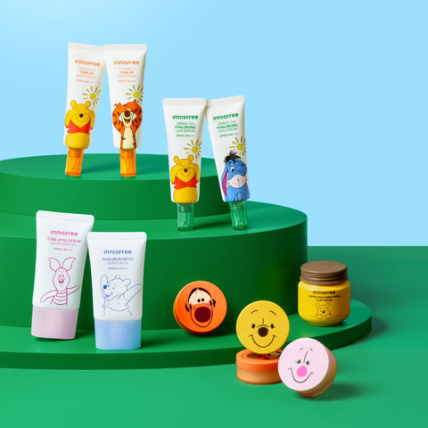 Innisfree No-Sebum Mineral Powder 5g (Pooh Edition) No.1 Happy Piglet