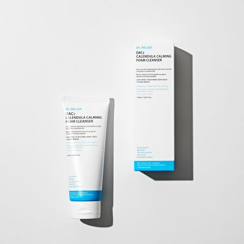 Dr.Relief D.A.C.2 Mild Alkaline Calendula Moisture Cica Cleansing Foam 120ml (2 pack)