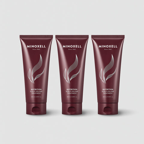 Minoxell Nutrition Scalp Volume Treatment 200ml (3 Pack)