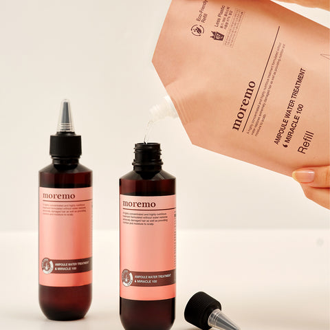 Moremo Ampoule Water Treatment Miracle 100 Refill Pouch 400ml