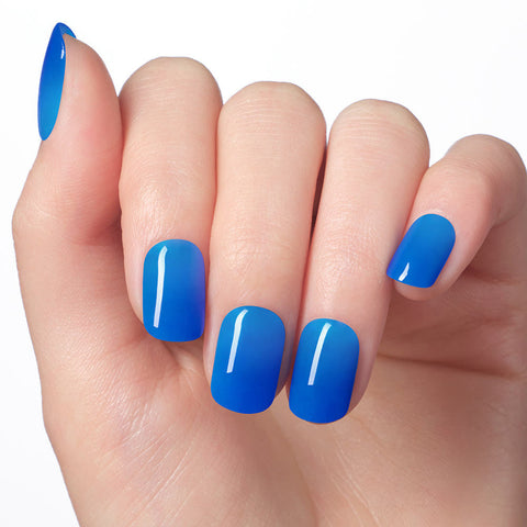 Dashing Diva Magic Press Aqua (Regular Round) Nail Tips