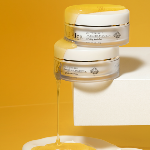 d'Alba White Truffle Double Serum and Cream 70g Double Pack