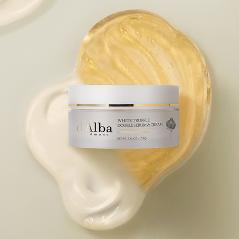 d'Alba White Truffle Double Serum and Cream 70g Double Pack