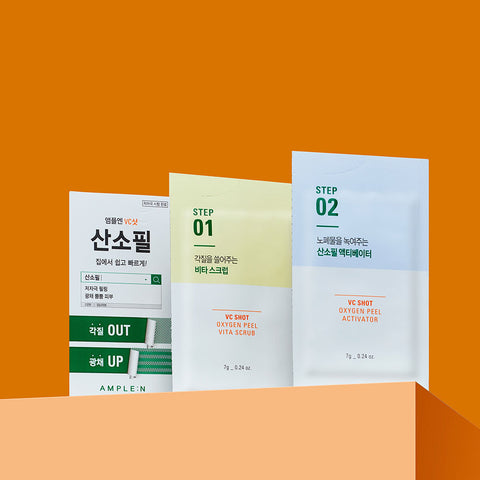 AMPLE:N VC Shot O2 Peel 10 Sheets