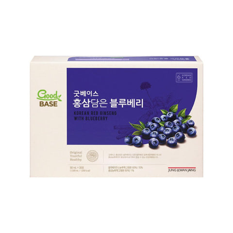 JungKwanJang Good Base Red Ginseng with Blueberry 50ml x 30 Sachets