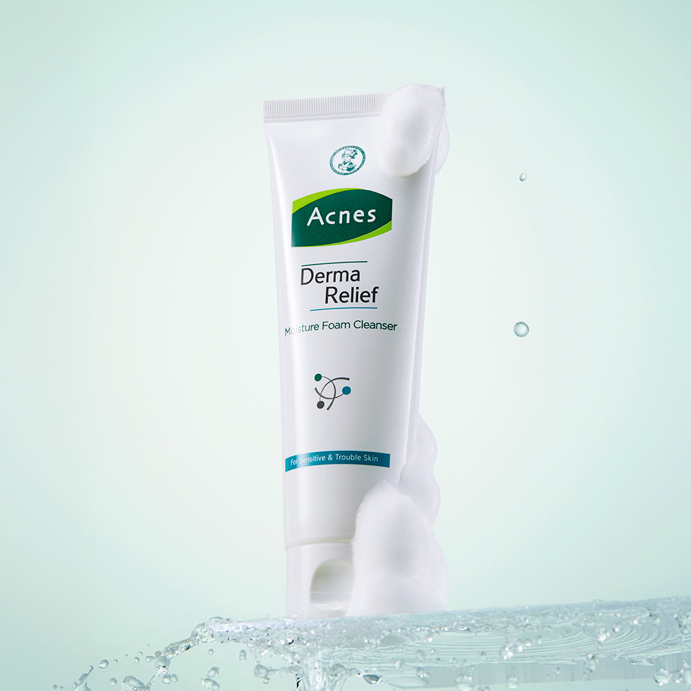 Acnes Derma Relief Moisture Foam Cleanser 125ml