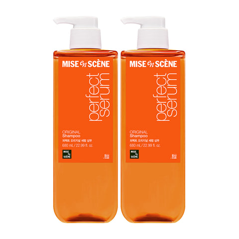 Mise en Scene Perfect Serum Shampoo & Conditioner 680ml (2 pack)