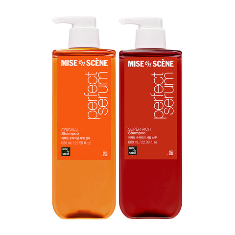 Mise en Scene Perfect Serum Shampoo & Conditioner 680ml (2 pack)