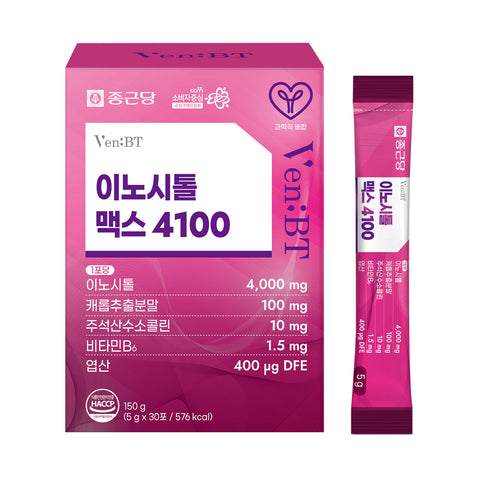 Chongkundang VenBT Inositol Max 4100 5g x 30 Sachets (1 Month)