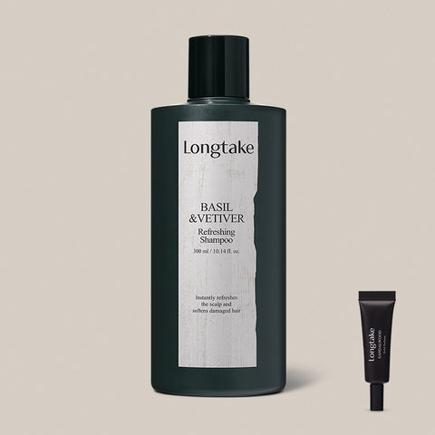 Longtake Basil & Vetiver Refreshing Shampoo 300ml