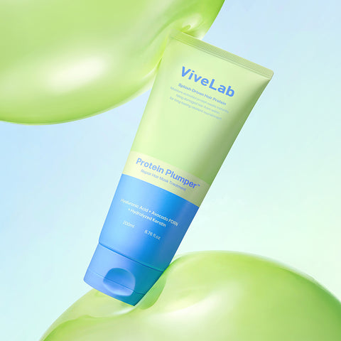Vivelab Protein Plumper Repair Hair Mask Treatment, Green Floral, 200ml (3 Pack)