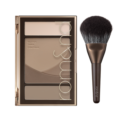 rom&nd Better Than Contour+ Big Brush Set 20.5g (01 Neutral Warm + Brush)