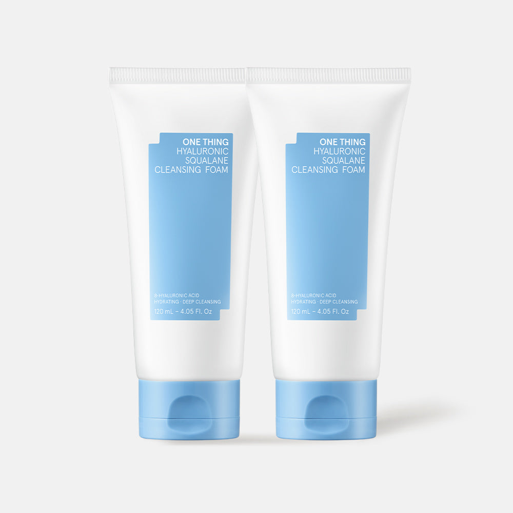 One Thing Hyaluronic Squalane Cleansing Foam 120 ml (2 Pack)