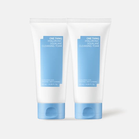 One Thing Hyaluronic Squalane Cleansing Foam 120 ml (2 Pack)